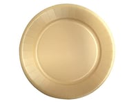 LE NAPPAGE ARTS DE LA TABLE 20 assiettes en carton compostable diamètre 23 cm 100% nature ivoire