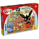 Lisciani - BING - Puzzle au Supermarché - 24 Pièces - Pour Enfants dès 3 Ans - Puzzle 35x25 cm - Développe la Réflexion et la Dextérité - Fabriqué en Italie