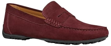 Geox Homme U KOSMOPOLIS + Grip Mocassin, Wine, 41 EU