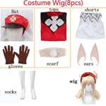 Trender Cos Genshin Impact Klee Cosplay Kostym Klee Outfits Klänning Hatt Peruk Halloween Carnival Comic For Kids Dam Comic Cn Z XXL