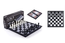 Chess Set 3In1 Magnet.Plast.31,5X31,5Cm Wkgra-7 17905