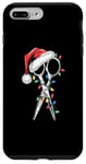 Coque pour iPhone 7 Plus/8 Plus Chapeau de Père Noël festif pour coiffeur et barbier