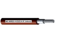 Photovoltaic Cable // Mg Wires // 1X4mm2, 0.6/1Kv Red H1z2z2-K-R-4Mm2 Rd, 500M Spool