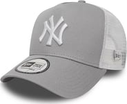 New Era Czapka New York Yankees Clean A Frame Trucker Szara R. Uniwersalny (11588490)