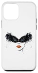 Coque pour iPhone 12 mini Masque vénitien, joli visage, femme, Venise, Italie