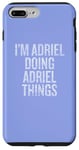 Coque pour iPhone 7 Plus/8 Plus Je suis Adriel qui fait Adriel Things Funny Vintage