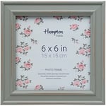 Hampton Frames PALOMA 6x6 (15x15cm) Sage Green Square Picture Photo Frame Glass PAL301966S