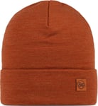 Buff Merino Heavyweight Beanie Solid Cinnamon, One Size