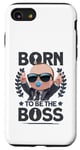 Coque pour iPhone SE (2020) / 7 / 8 Baby Boss « Born To Be The Boss » Like A Boss Kids