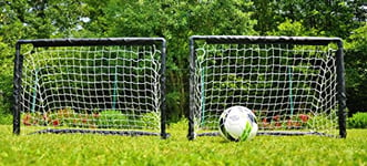 Paire de Mini buts de Foot PVC 0,9 x 0,6 m - Pratique Loisir pour Jeunes footballeurs