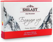 Altai Siberian Pure Shilajit Resin 200mg Dry Drops 60 Caps "Mountain Balsam" М