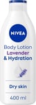 NIVEA Lavender Body Lotion (400ml), with Natural Origin Oils and Lavender Scent