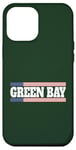 iPhone 14 Pro Max Vintage Green Bay USA Flag Patriotic City Varsity Green Bay Case