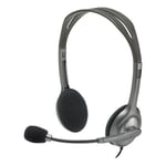 Logitech 981 000593 Écouteurs Micro Fil H Series H111 Stereo Headset Grey