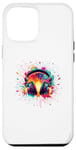 iPhone 12 Pro Max Splash Art Headphones Music Singing Singer Song Case