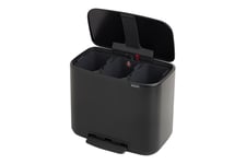 Brabantia Bo Pedal Bin - skraldespand - 33 L - mat sort