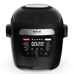 Tefal Multicook Actifry, Stirring air fryer and Multicooker, 14 Programs, Crispy Results, Multi-Layer Cooking, 6 L Capacity, Black, MY7408G1