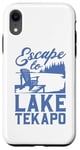 Coque pour iPhone XR Je m'enfuis vers le lac Tekapo