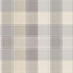 Arthouse Country Check Mono Tartan Plaid Wallpaper - Grey 901902