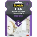 3M - Ruban adhésif double-face Miroir 5mx19mm scotch