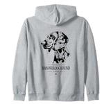 Proud Hanoverian Hound dad dog dad Hanoverian Hound dog Zip Hoodie