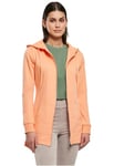 Urban Classics Women's Ladies Sweat Parka Cardigan Sweater, Papaya, S