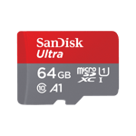 SanDisk Ultra microSDXC 64GB+SD Adapter (SDSQUNR-064G-GN6TA)