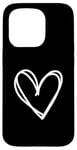 Coque pour iPhone 15 Pro T-shirt graphique Happy Valentines Day Heart pour femme