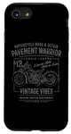 Coque pour iPhone SE (2020) / 7 / 8 Style vintage style moto rétro vieilli
