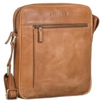 STILORD 'Alwin' Sac à bandoulière en Cuir pour Hommes Sac à bandoulière Hommes Sac Tablette 10 Pouces Vintage Crossbody Bag rétro Cuir, Couleur:taranto - Marron