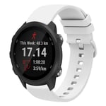 Garmin Forerunner 245 Music Watch-rem i silikon, 20mm - Hvit