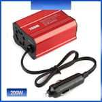 12V 220V EU - Kit de panneaux solaires 200W, onduleur 12V 220V et 110v AC, convertisseur de chargeur automati