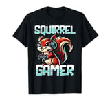 PC Squirrel Gamer Keyboard Video Computer Gaming Lovers T-Shirt