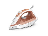 Tefal Virtuo 30 Fv2c40e0, Torr & Ångstrykjärn, Keramisk Stryksula, 1,9 M, 120 G/Min, Persika, Vit, 27 G/Min