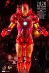 Hot Toys Figura Marvel Avengers VENGADORES Iron Man 2 MM 1-6 Iron Man Mark IV Version HOLOGRAFICA 2020 Toy Fair EXCLUSIVO 30 C