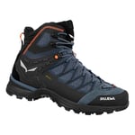 Salewa Homme MS MTN Trainer Lite Mid GTX Chaussures Basses de Trekking et de randonnée, Java Blue/Black, 39 EU