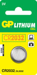 GP Batteries Lithium Cell CR2032 Engangsbatteri