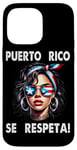 iPhone 14 Pro Max Puerto Rico Se Respeta PR Flag Sunglasses Boricua Bandana Case