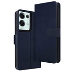 Folio Oppo Reno 8 Pro 5G Wallet Cover Video Stand Feature navy