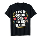 ELAINE Personalized Retro Girls Custom ELAINE Name T-Shirt