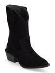 Biamona Western Boot Mid Suede Black Bianco