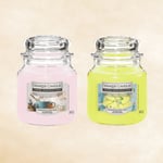 Yankee Candle Medium Bundle Lime Popsicle / Marshmallow Snowflakes - XMAS GIFT -