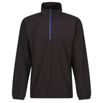 Regatta Mens Navigate Half Zip Fleece (Black/New Royal) material_Synthetic - Size 3XL