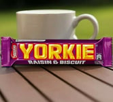 Yorkie - Raisin & Biscuit Chocolate Bar Multipack, 24 x 44g Bars - Full Box