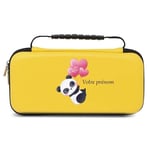 Etui pochette Switch lite jaune panda ballon personnalisee