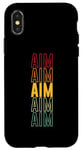 Coque pour iPhone X/XS Objectif arc-en-ciel