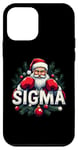 Coque pour iPhone 12 mini Sigma Santa Funny Christmas Meme Holiday Design