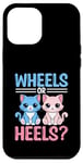 Coque pour iPhone 12 Pro Max Wheels Or Heels Chat Sexe Reveal Future Parent Dad Mom