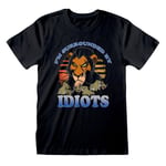 The Lion King Surrounded by Idiots T-Shirt black