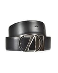 Ceinture d'aiguille ceinture réversible cuir ITALIE homme noir BZDLW39346 NTM...